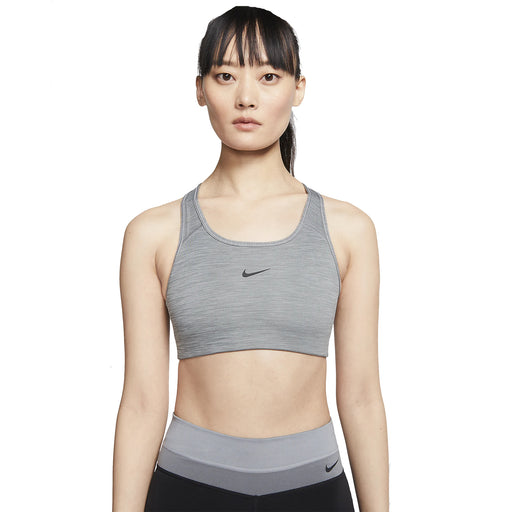 Nike Swoosh Womens Sports Bra - 084 SMOKE GREY/XL