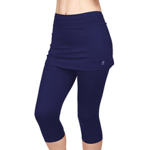 Load image into Gallery viewer, Sofibella Abaza WMNS Tennis Skirt w/Capri Leggings - Navy/2X
 - 4