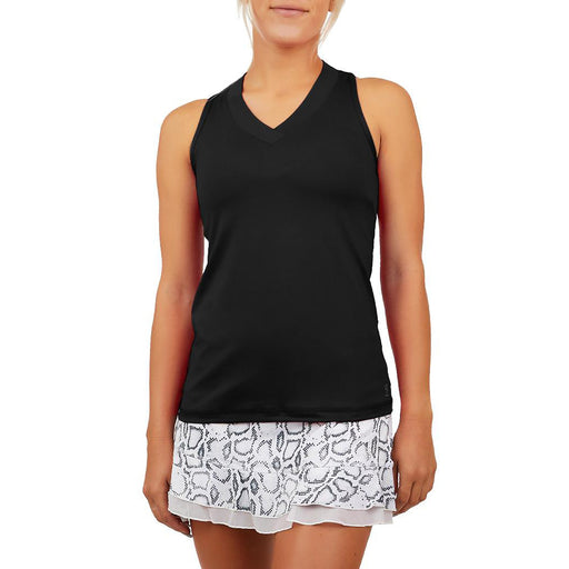 Sofibella UV Colors Racerback Wmns Tennis Tank Top - Black/XL