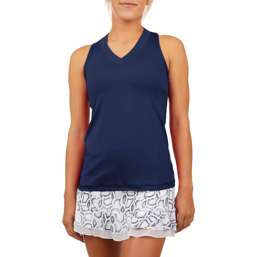 Sofibella UV Colors Racerback Wmns Tennis Tank Top - Navy/2X