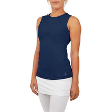 Load image into Gallery viewer, Sofibella UV Colors Womens Sleeveless Tennis Shirt - Navy/2X
 - 12