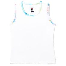 Load image into Gallery viewer, Fila Core Fullback Girls Tennis Tank Top - WHT/TIE DYE 106/L
 - 2