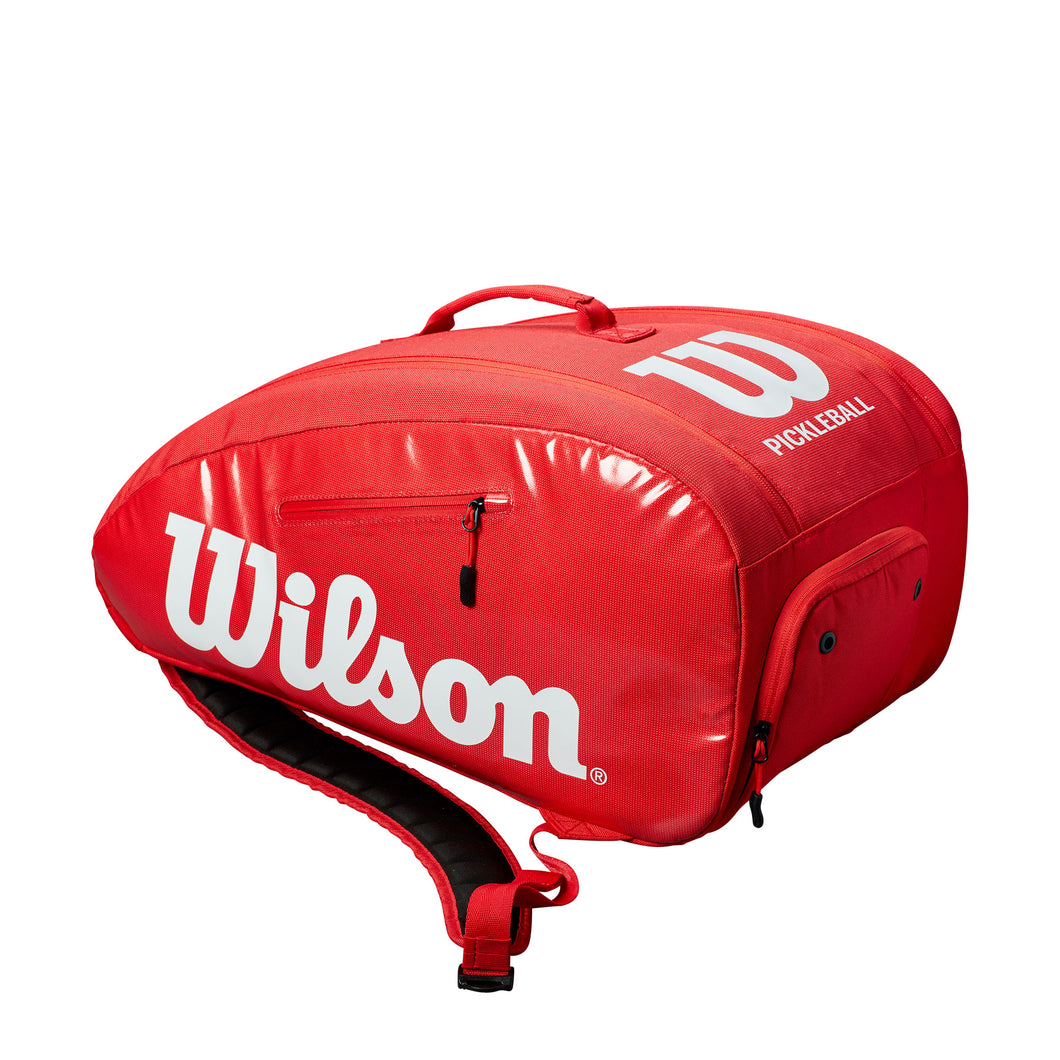 Wilson Super Tour Paddlepak Pickleball Bag - Red