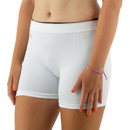 Cross Court Essentials Seamless Wmns Tennis Short - WHITE 0110/XL