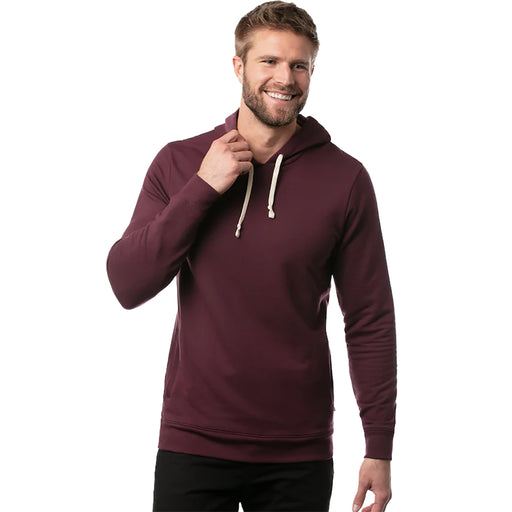 TravisMathew Cloud Mens Hoodie - Tawny Port 6tap/XXL