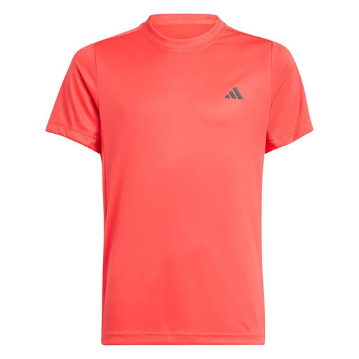 Adidas Club Boys Short Sleeve Crew Tennis Shirt - Selure/L