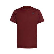 Load image into Gallery viewer, Adidas Club Boys Short Sleeve Crew Tennis Shirt - SHD RD/A RD 615/XL
 - 4