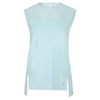 Cross Court Blue Abyss Crystal Waters Womens Cap Sleeve Tennis Shirt