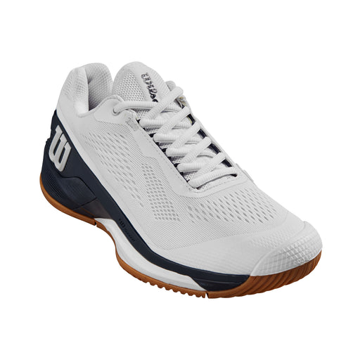 Wilson Rush Pro 4.0 Mens Tennis Shoes - White/Navy/Gum/D Medium/14.0