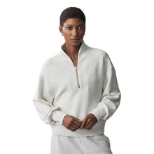 Load image into Gallery viewer, Varley Davidson Womens Half Zip Sweatshirt - Ivory Marl/L
 - 7