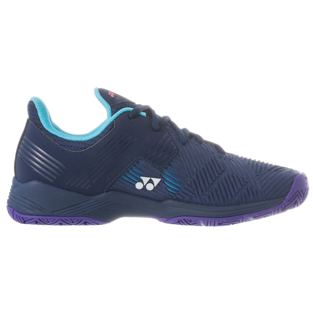 Yonex Power Cushion Sonicage 2 Womens Tennis Shoes - Nvy Blu Pur Nbp/B Medium/10.0