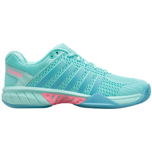 K-Swiss Express Light Womens Pickleball Shoes - Aruba Blue/Pink/B Medium/9.5