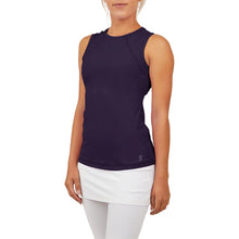 Load image into Gallery viewer, Sofibella UV Colors Womens Sleeveless Tennis Sh - Plum/2X
 - 6