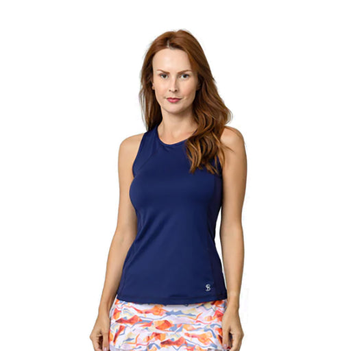 Sofibella UV Colors Womens Tennis Tank - Navy/2X