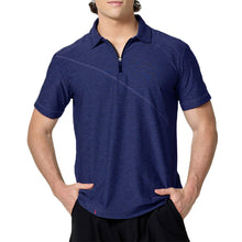 Load image into Gallery viewer, SB Sport Short Sleeve Mens Tennis Polo - Navy Melange/1X
 - 5