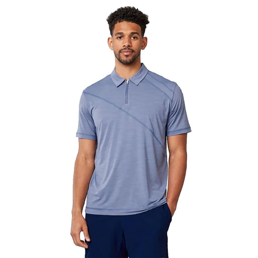 SB Sport Short Sleeve Mens Tennis Polo - Slate Melange/1X