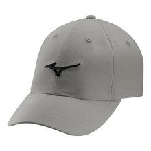 Load image into Gallery viewer, Mizuno Tour Adjustable Lightweight Hat - Frost Grey/Blk/One Size
 - 4