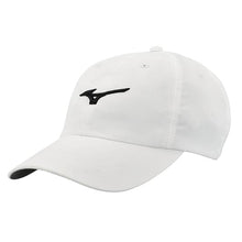 Load image into Gallery viewer, Mizuno Tour Adjustable Lightweight Hat - White/Black/One Size
 - 7