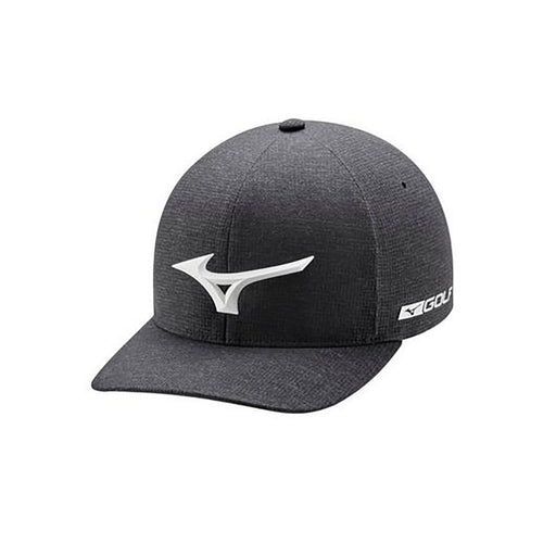 Mizuno Tour Delta Fitted Hat - Hthr Charcoal/L/XL