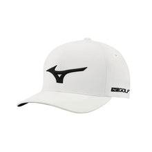 Load image into Gallery viewer, Mizuno Tour Delta Fitted Hat - White/Black/L/XL
 - 6