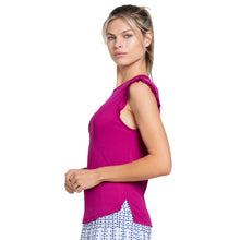 Load image into Gallery viewer, Lucky in Love Bring It On Wmns Ribbed Tennis Tank
 - 3