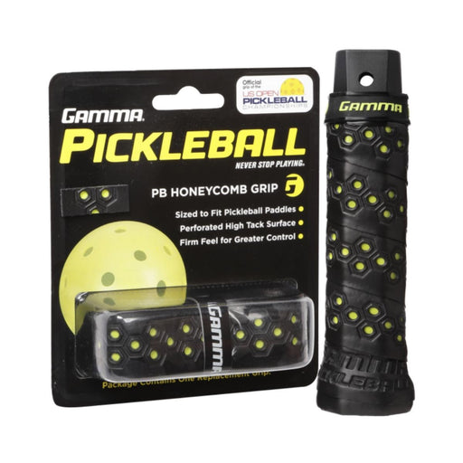 Gamma Honeycomb Pickleball Replacement Grip - Neon Yellow