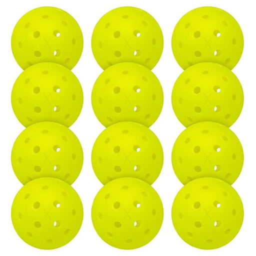 Franklin X-40 Optic Outdoor Pickleballs - 12 Pack