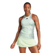 Load image into Gallery viewer, Adidas Y-Tank Pro Semi Green Womens Tennis Tank - Semi Green/L
 - 1