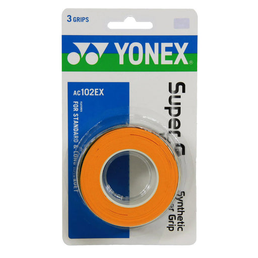 Yonex Wet Super Grap Overgrip 3-pack - Orange