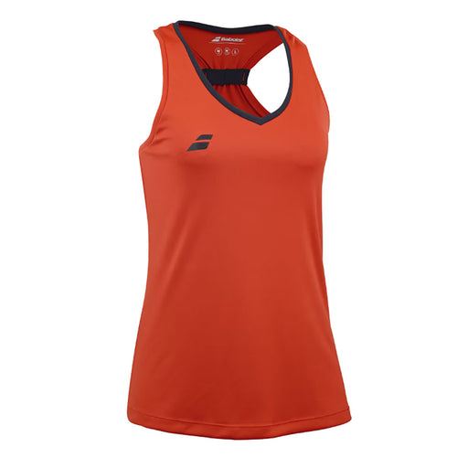 Babolat Play Womens Tennis Tank - Fiesta Red/XXL