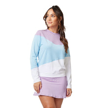 Load image into Gallery viewer, Sofibella Palm Beach Womens Tennis Pullover - Palm Beach/2X
 - 1