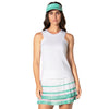 Lucky In Love Retro Deco Womens Tennis Tank