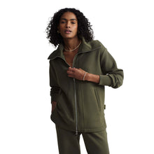 Load image into Gallery viewer, Varley Raleigh Womens Zip Through Jacket - Olive Night/L
 - 5