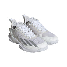 Load image into Gallery viewer, Adidas Adizero Cybersonic Womens Tennis Shoes - WHT/SILVER/GRY1/B Medium/11.5
 - 10