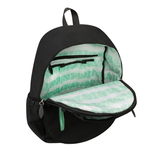 Ame & Lulu Game Time Black Tennis Backpack