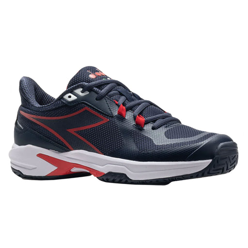 Diadora Trofeo 2 All Ground Mens Pickleball Shoes - Blue/White/Red/D Medium/14.0