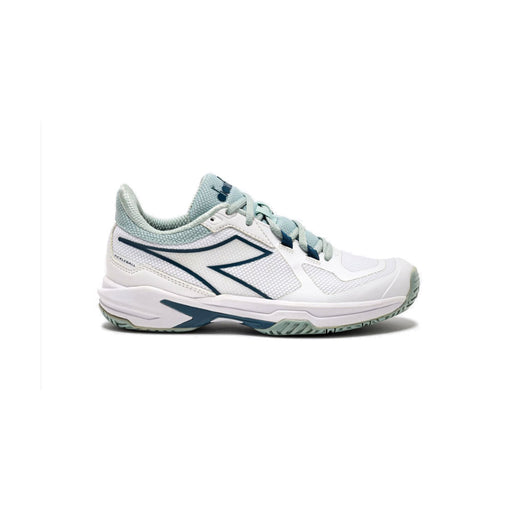 Diadora Trofeo 2 AG W Pickleball Shoes 2023 - White/Lgn Blue/B Medium/9.5