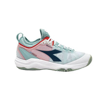 Load image into Gallery viewer, Diadora Blueshield Fly 4+ AG W Tennis Shoes 2023 - Wht/L.blue/Surf/B Medium/10.0
 - 4