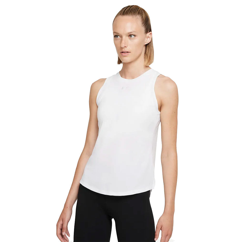 Nike Dri-FIt One Luxe Womens Tank - WHITE 100/XL