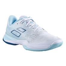 Load image into Gallery viewer, Babolat Jet Mach 3 Womens Tennis Shoes - White/Angel Blu/B Medium/11.0
 - 5