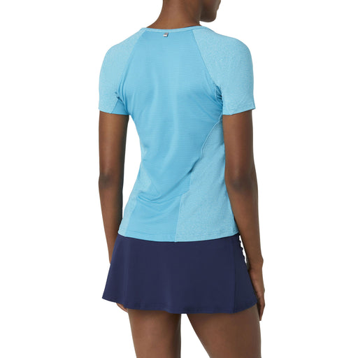 FILA Pickleball Solid Womens Short Sleeve Shirt