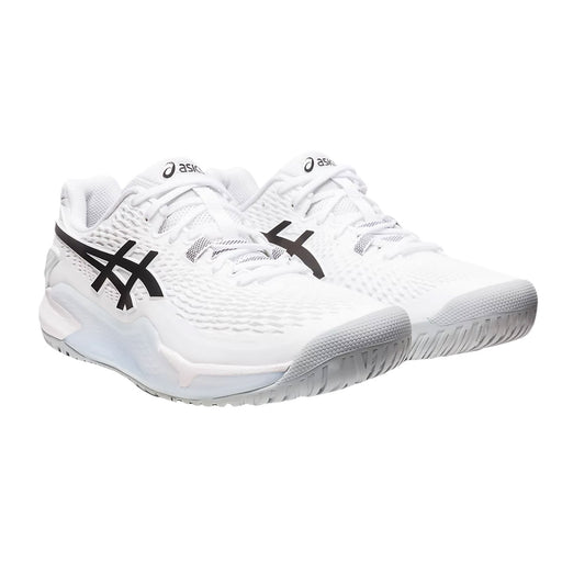 Asics GEL Resolution 9 Mens Tennis Shoes - White/Black/D Medium/14.0