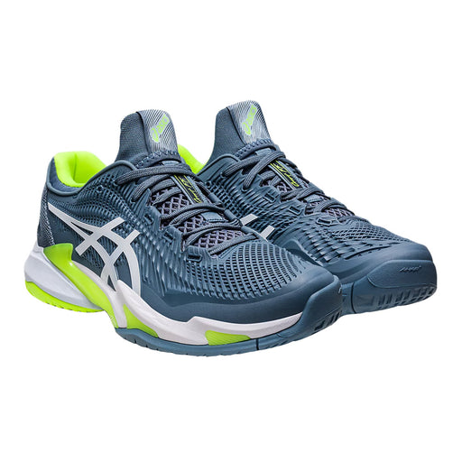 Asics Court FF 3 Mens Tennis Shoes 2023 - Steel Blu/White/D Medium/13.0