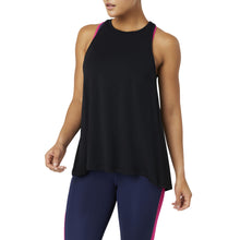 Load image into Gallery viewer, FILA Fi-Lux Open Back Womens Tank - BLACK 001/4X
 - 5