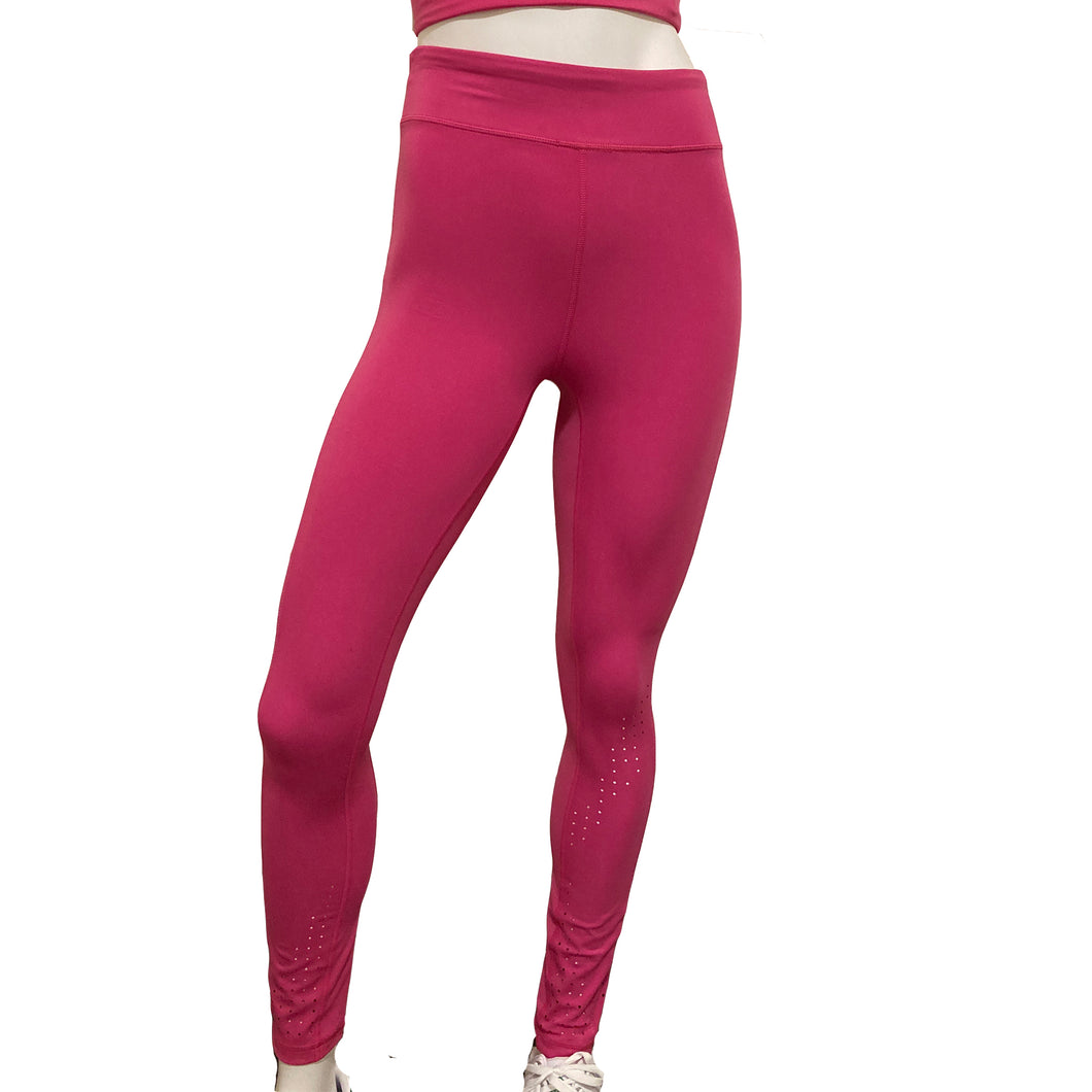 FILA Forza 7/8 Perforated Womens Leggings - AZALEA 599/3X