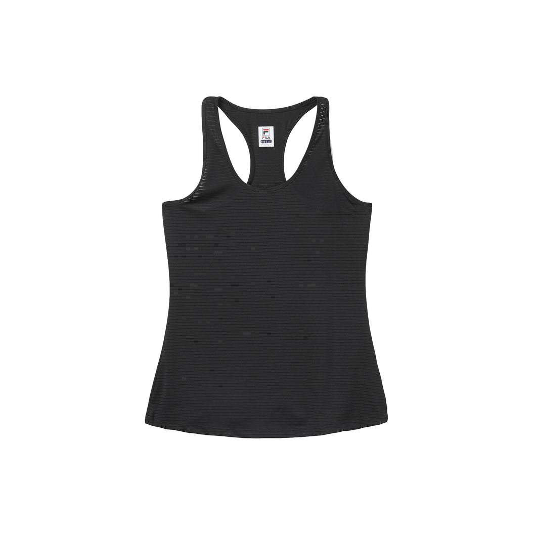 FILA Essentials Racerback Womens Tennis Tank - BLACK 001/XL