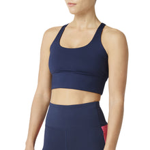 Load image into Gallery viewer, FILA Uplift Cross Back Womens Sports Bra - NAVY 412/4X
 - 5