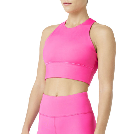 FILA Uplift High Neck Womens Sports Bra - BRIGHT PINK 599/4X