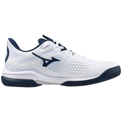 Mizuno Wave Exceed Tour 6 AC Mens Tennis Shoes - White/Drs Blue/D Medium/13.0