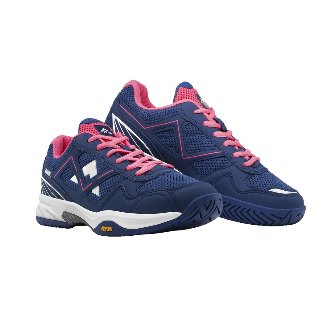 Tyrol Volley Womens Pickleball Shoes - Navy/Pink/B Medium/11.0